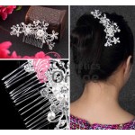 Accesoriu modern pentru decor par CA019 cu Cristale si Perle Accesoriu modern pentru decor par CA019 cu Cristale si Perle